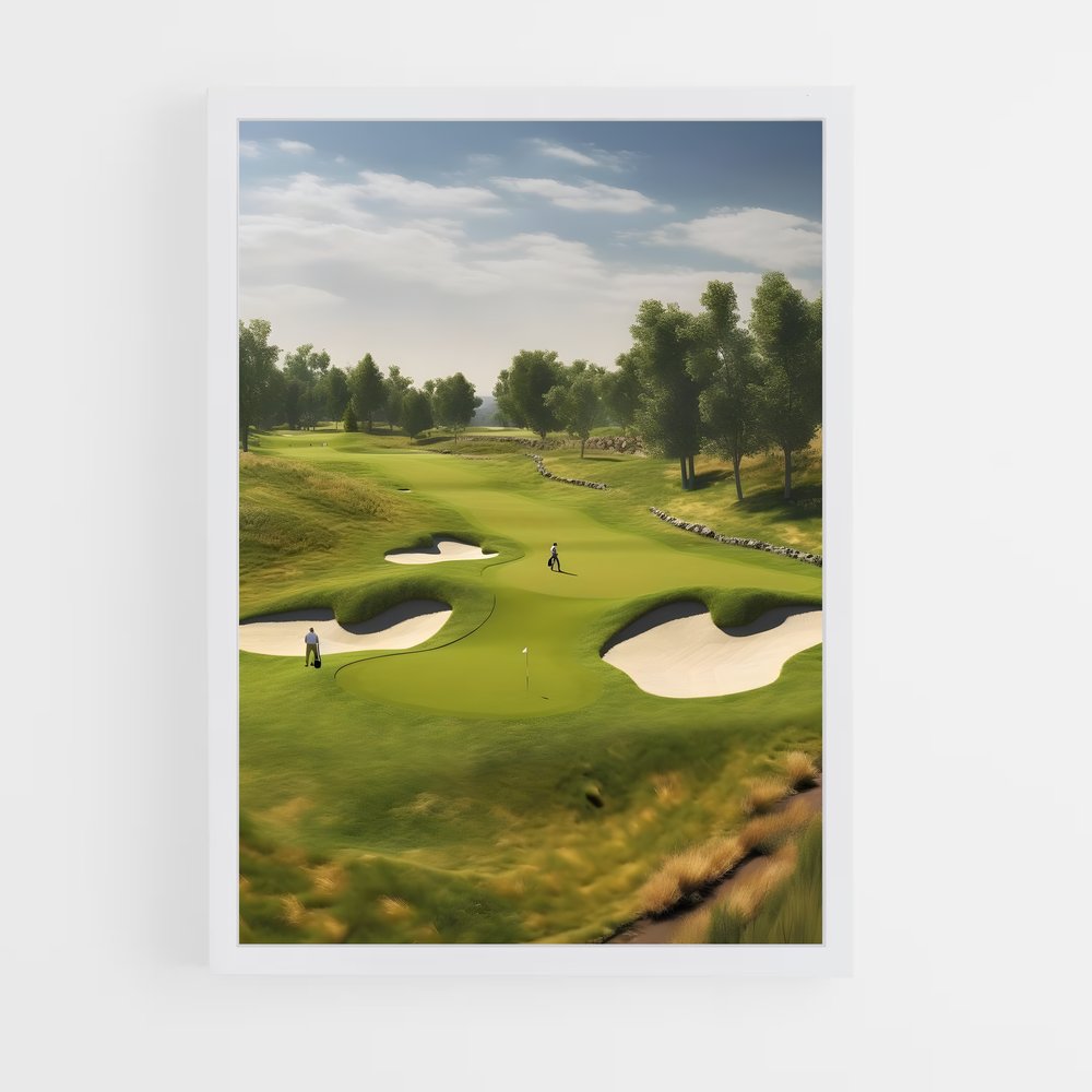 Poster Swing au Oakmont – affiche Golf (vue 3)